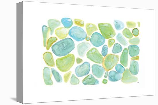 Seaglass Abstract-Melissa Averinos-Stretched Canvas