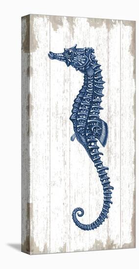 Seahorse in Blue II-Sparx Studio-Stretched Canvas