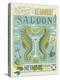 Seahorse Saloon-Anderson Design Group-Stretched Canvas