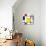 Seamless Abstract Geometric Colorful For Continuous Replicate-alexfiodorov-Stretched Canvas displayed on a wall