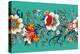 Seamless Border with Decorative Flowers-Maria Rytova-Premier Image Canvas