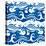 Seamless Stormy Ocean Waves Pattern-sahua d-Stretched Canvas