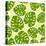 Seamless Tropical Pattern with Stylized Monstera Leaves-incomible-Stretched Canvas