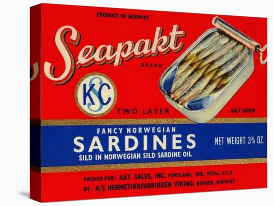 Seapakt Fancy Norwegian Sardines-null-Stretched Canvas