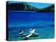Seaplane in Water Between Yasawa and Sawa-I-Lau Islands, Fiji-Mark Daffey-Premier Image Canvas