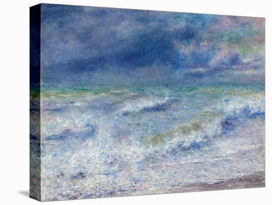 Seascape, 1879, by Pierre-Auguste Renoir, 1841-1919, French Impressionist painting,-Pierre-Auguste Renoir-Stretched Canvas
