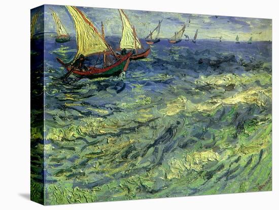 Seascape at Saintes-Maries, 1888-Vincent van Gogh-Premier Image Canvas