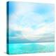 Seascape Daydream - Turquoise-Dominique Vari-Stretched Canvas