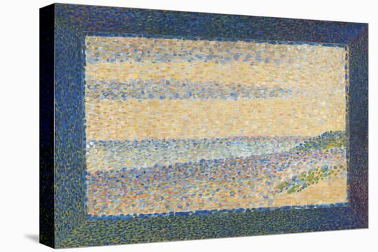Seascape (Gravelines), by Georges Seurat, 1890, French Post-Impressionist painting,-Georges Seurat-Stretched Canvas