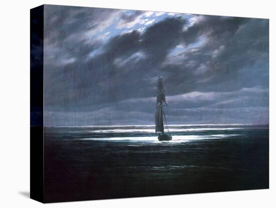 Seascape in Moonlight, 1830/35-Caspar David Friedrich-Premier Image Canvas