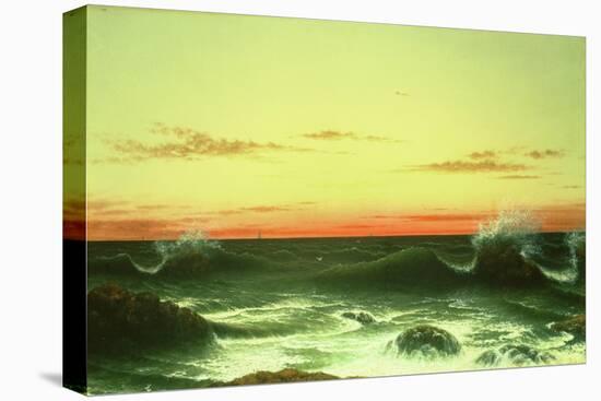 Seascape: Sunset, 1861-Martin Johnson Heade-Premier Image Canvas