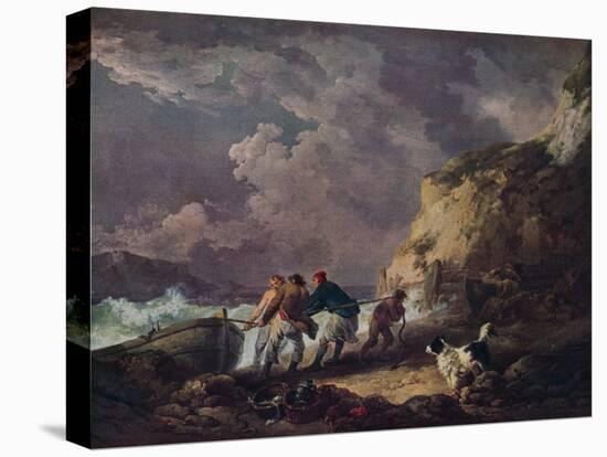 'Seashore: Fishermen Hauling in a Boat', 1791-George Morland-Premier Image Canvas