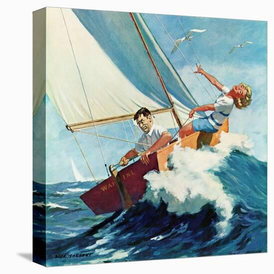 "Seasick Sailor", August 22, 1959-Richard Sargent-Premier Image Canvas