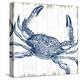 Seaside Crab-Sparx Studio-Stretched Canvas