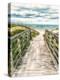 Seaside Entry-Mary Lou Johnson-Stretched Canvas