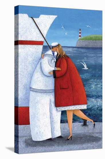 Seaside Reunion-Peter Adderley-Stretched Canvas