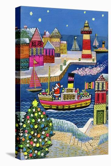 Seaside Santa-Stanley Cooke-Premier Image Canvas