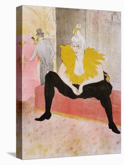 Seated Clowness, 1896-Henri de Toulouse-Lautrec-Premier Image Canvas