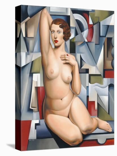 Seated Cubist Nude-Catherine Abel-Premier Image Canvas