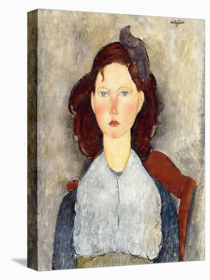 Seated Girl (Fillette Assise), 1918-Amadeo Modigliani-Premier Image Canvas