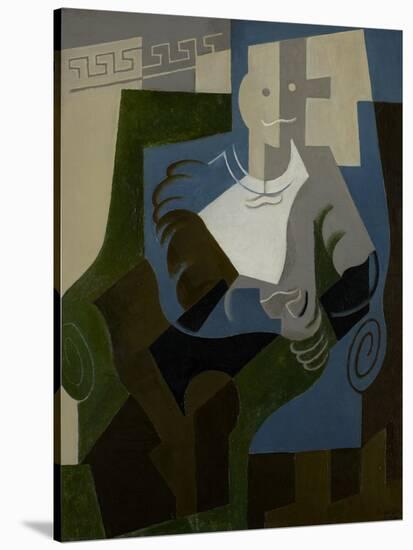 Seated Harlequin, C.1920-Juan Gris-Premier Image Canvas