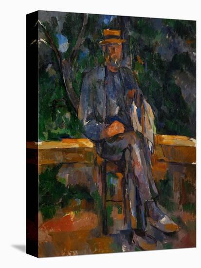 Seated Man, 1905-1906-Paul Cézanne-Premier Image Canvas