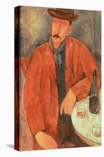 Seated Man Leaning on a Table-Amedeo Modigliani-Premier Image Canvas