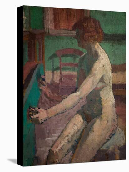 Seated Nude, 1923-1925 (Oil on Canvas)-Malcolm Drummond-Premier Image Canvas