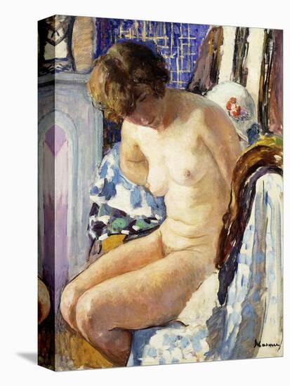 Seated Nude; Nu Assise-Henri Lebasque-Premier Image Canvas