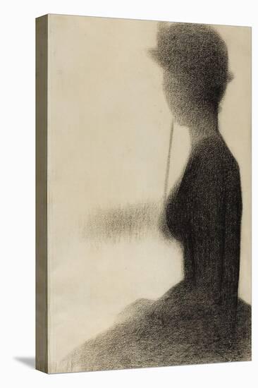 Seated Woman with a Parasol , 1884-85-Georges Pierre Seurat-Premier Image Canvas