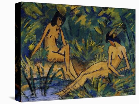 Seated Women by Water-Otto Mueller-Premier Image Canvas