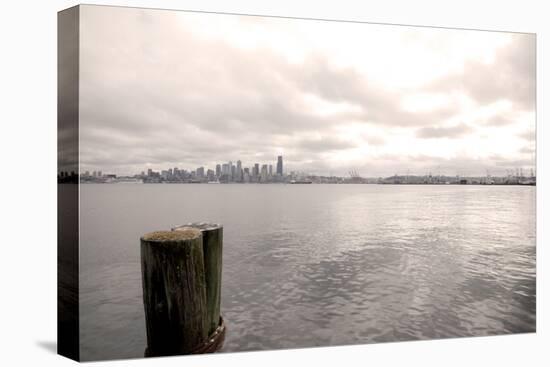 Seattle skyline from Alki, Seattle, Washington State, USA-Savanah Stewart-Premier Image Canvas