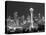 Seattle Skyline Mono-John Gusky-Premier Image Canvas