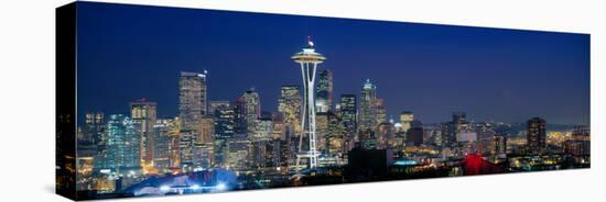 Seattle Skyline with Space Needle, Washington State, USA-null-Premier Image Canvas