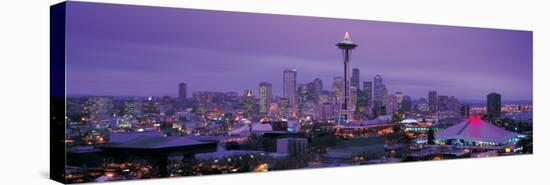 Seattle Skyline-null-Stretched Canvas