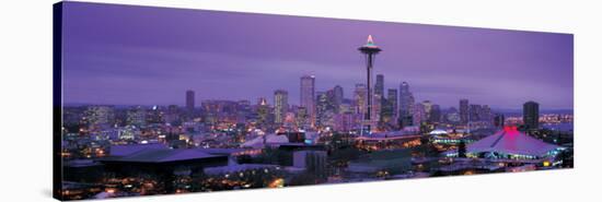 Seattle Skyline-null-Stretched Canvas