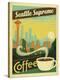 Seattle Supreme Coffee-Anderson Design Group-Stretched Canvas