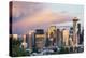 Seattle, Washington State, USA. Downtown Seattle at sunset on a summer day.-Emily Wilson-Premier Image Canvas