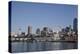 Seattle Waterfront with the Great Wheel on Pier 57, Seattle, Washington, USA-Charles Sleicher-Premier Image Canvas