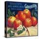 Sebastopol Gravensteins Apple Label - Sonoma, CA-Lantern Press-Stretched Canvas