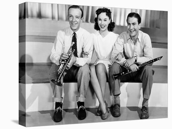 Second Chorus, Fred Astaire, Paulette Goddard, Artie Shaw, 1940-null-Stretched Canvas