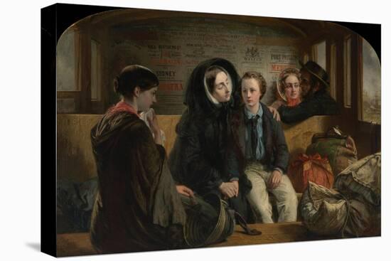 Second Class. the Parting, 1854-Abraham Solomon-Premier Image Canvas