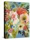 Secret Garden Floral III-Karen Fields-Stretched Canvas