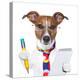 Secretary Dog-Javier Brosch-Premier Image Canvas