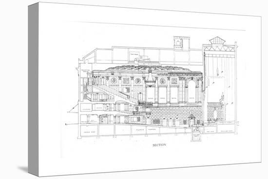 Section, the Eastman Theatre, Rochester, New York, 1925-null-Premier Image Canvas