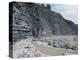 Sedimentary Rocks, Blue Lias, Shale-Limestone Sequences, Jurassic Coast-Tony Waltham-Premier Image Canvas