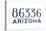 Sedona, Arizona - 86336 Zip Code (Blue)-Lantern Press-Stretched Canvas