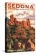 Sedona, Arizona - Snoopy Rock-Lantern Press-Stretched Canvas