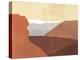 Sedona Colorblock I-Victoria Borges-Stretched Canvas