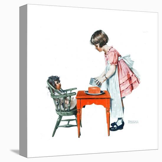 ’See How Easy It Is’-Norman Rockwell-Premier Image Canvas